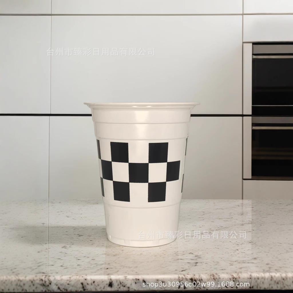 Vaso de dos colores de 16 oz para fiestas, vaso desechable para beer pong, vaso hawaiano para fiestas, superventas transfronterizo con logo.