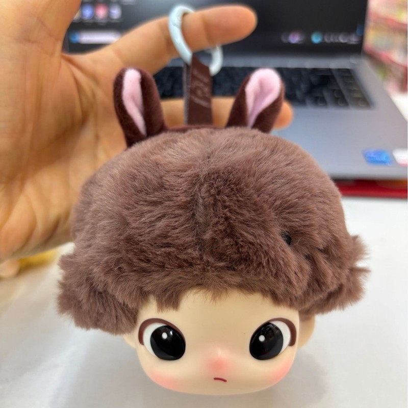 新製品 DIMOMO 小頭シリーズビニールぬいぐるみキーホルダー女の子かわいいバッグペンダント車のキーチェーンバッチ|undefined