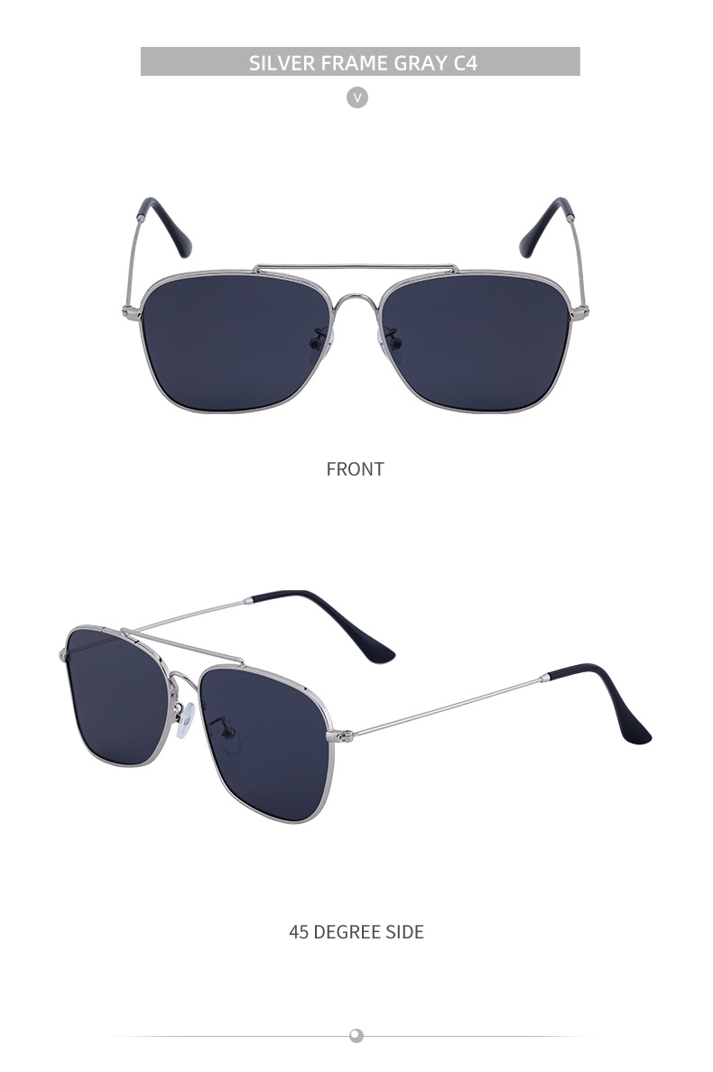 Verres réfléchissants européens et américains, lunettes de soleil, lunettes de soleil en boîte à la mode pour hommes, miroirs extérieurs à la mode pour hommes, nouvelle collection 2024_voghion.com