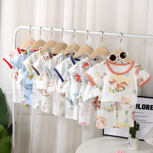 儿童套装2025夏季薄款男两件套帅气休闲套裝时髦拿货春款小童女生