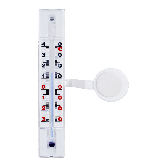 高精度易读取刻度室内室外花园塑料玻璃管温度计