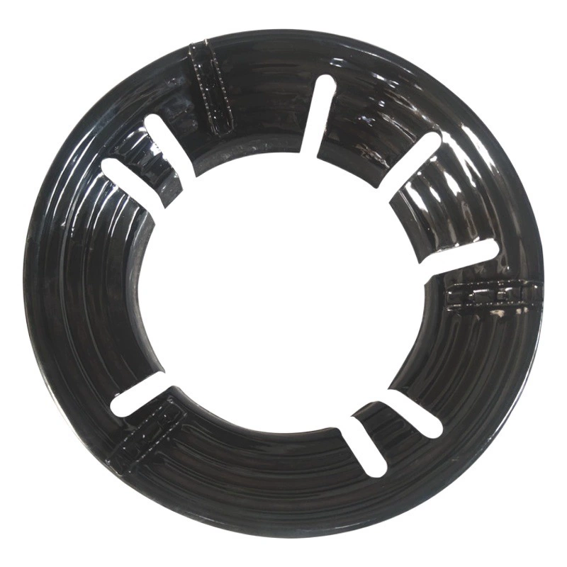 Оптовая черная эмаль энергосберегающая крышка восемь открытый рот Поли отражение огня ветрозащитная крышка Универсальная газовая плита ветрозащитное кольцо