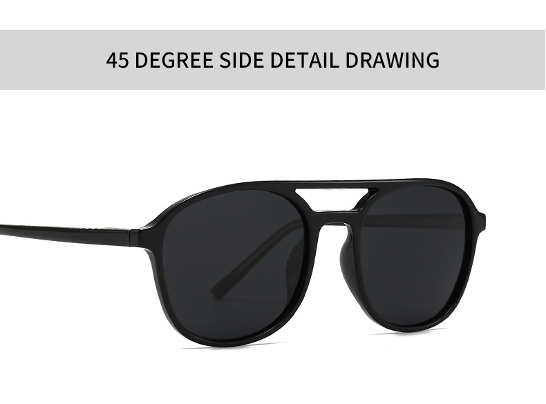 Transfrontaliero Nuovo Uomo Europeo e Americano Pin INS Moda Street Photography Moderno Fascino Retro Occhiali da sole polarizzati Donna 10050_voghion.com