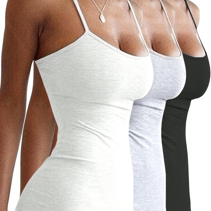 Summer Hot-Selling Items in Europe and America: Square-Neck Slim-Fit Sleeveless Strap Dress, New Cross-Border Hot-Selling Tight-Fitting Dress Summer Hot-Selling Items in Europe and America: Square-Neck Slim-Fit Sleeveless Strap Dress, New Cross-Border Hot-Selling Tight-Fitting Dress