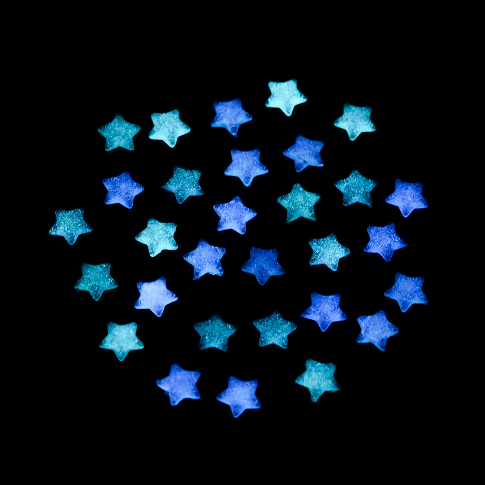 Colorido estrella de cinco puntas accesorios de uñas oro luminoso Mocha estrella resina accesorios DIY uñas horquilla Accesorios