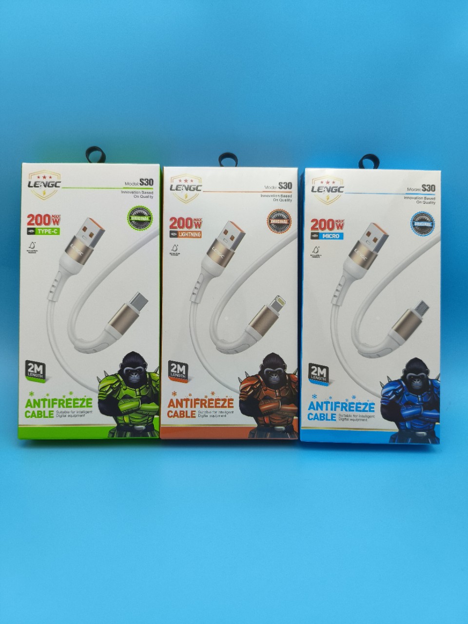 跨境款数据线typec适用苹果安卓华为手机快充线2米车载usb充电线