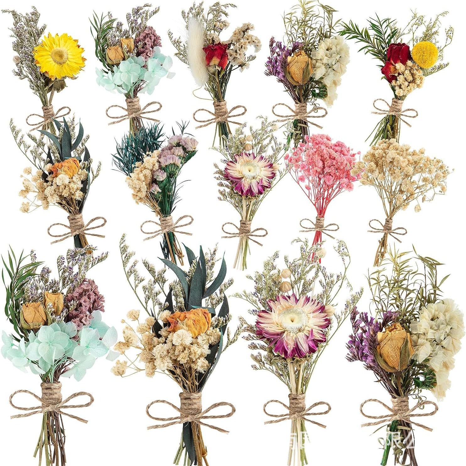 永生花迷你玫瑰干花花束成品胸花小花束装饰情人节礼物高级感