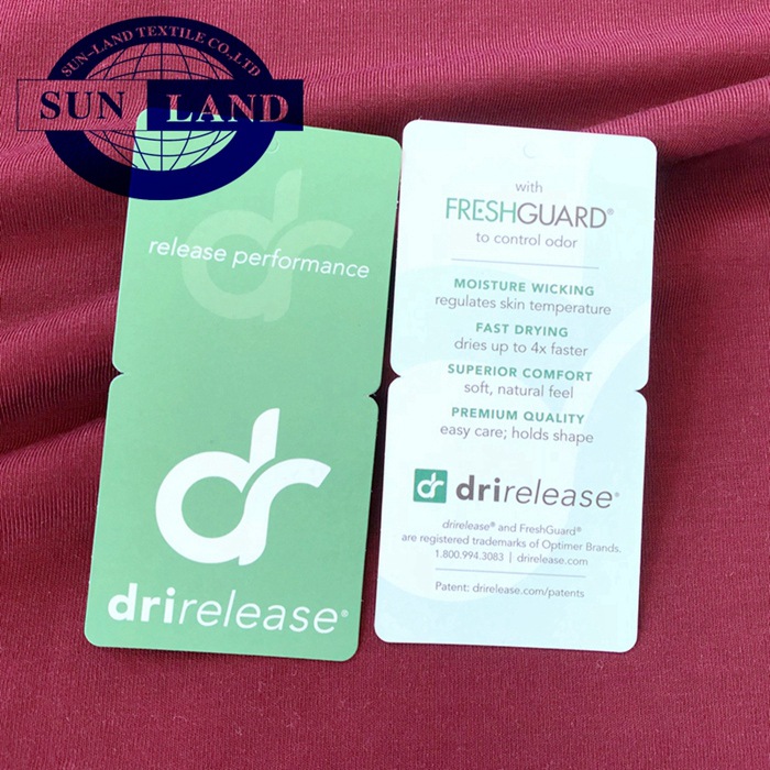 30STC涤棉汗布 145克平纹汗布 美国drirelease吸湿速干涤棉纱