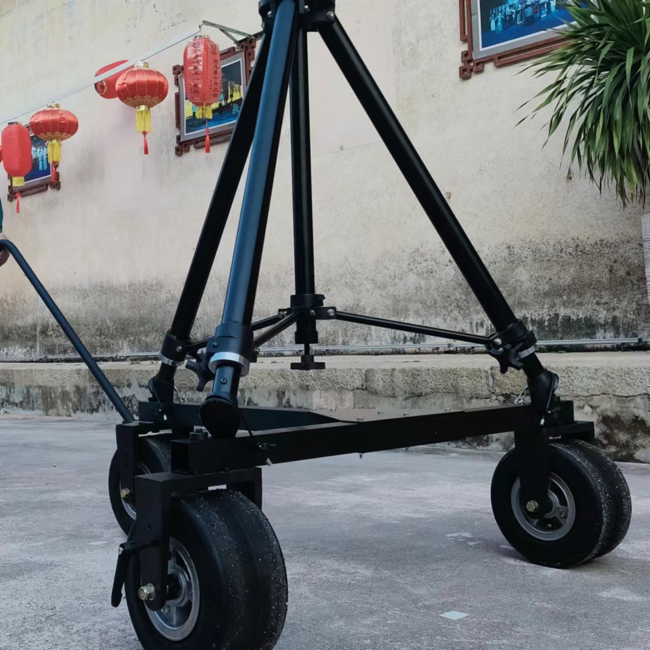 艺峰摄像摇臂重型三轮车路面脚轮套装承重强坚固耐用占美通用包邮