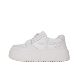Cowhide Edition ~ 2025 Spring New Retro Hong Kong Style Thick Bottom Increased White Shoes Joker Casual Leather Shoes for Women
