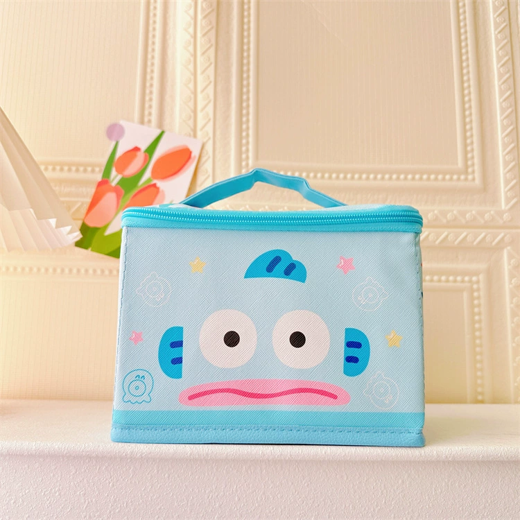 Japanese cute foldable handheld storage box, makeup box, stationery