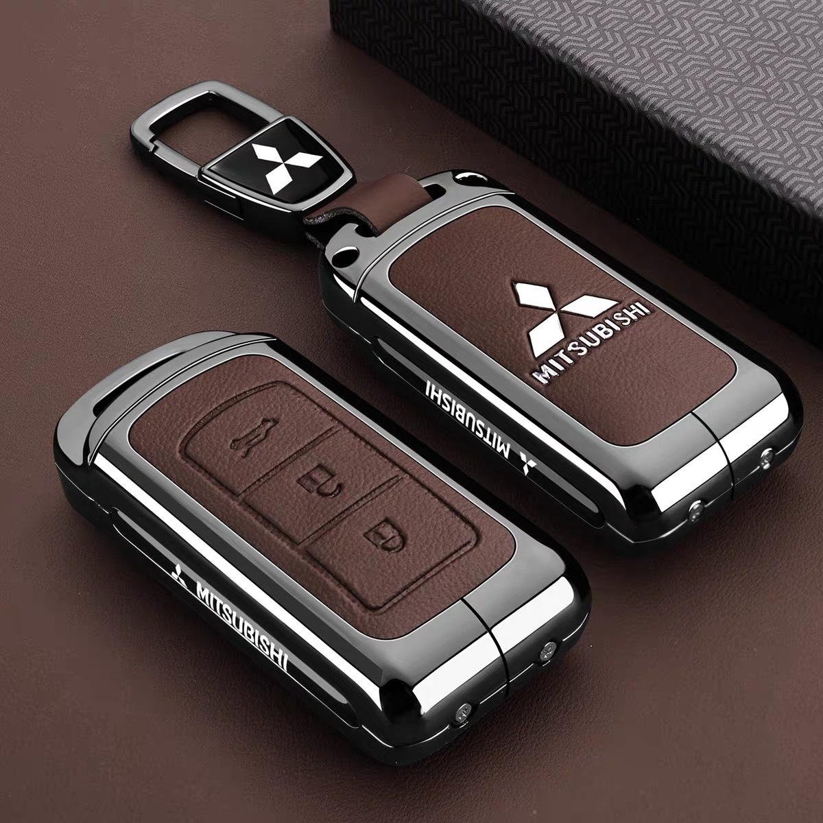 Suitable for Mitsubishi Outlander Key Cover Asx Yige Pajero V93 Jinchang L200 Wingshen Car Bag Buckle Shell