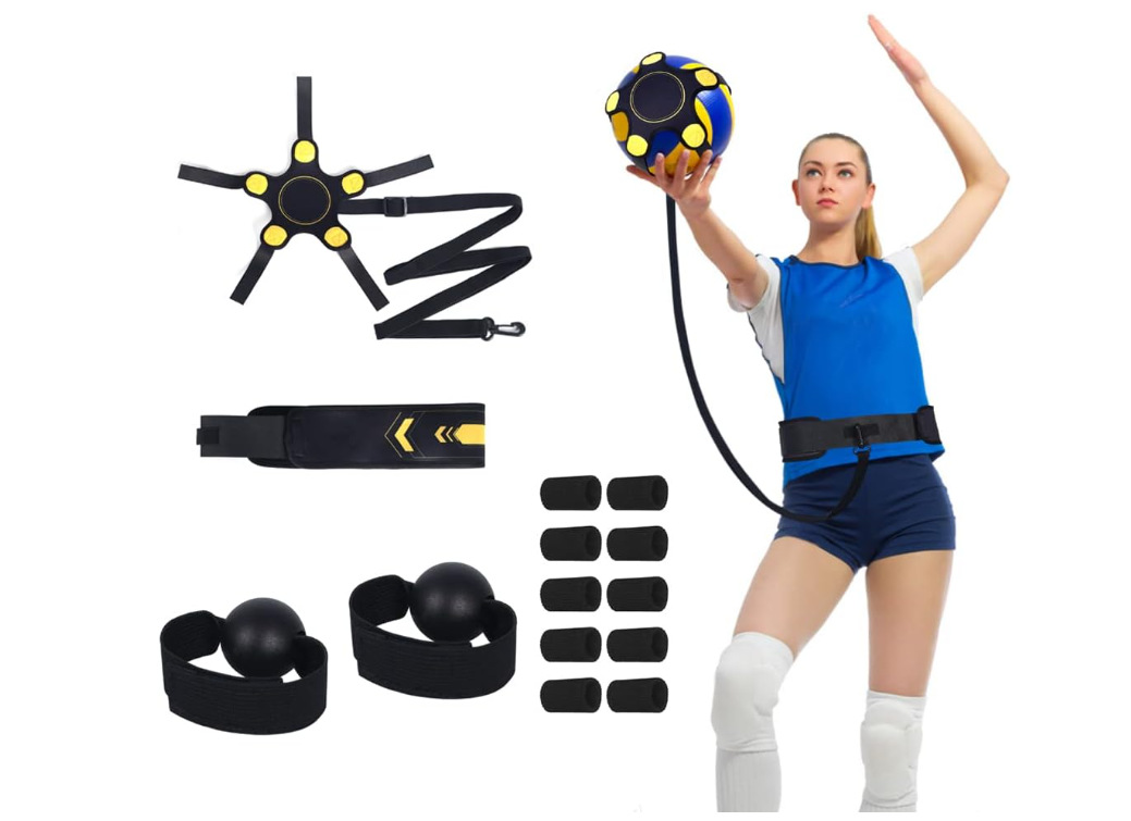 Equipo de entrenamiento de fútbol para escuelas primarias y secundarias, set de entrenamiento de fútbol con correas de rebote, dispositivo auxiliar para el control del balón, correa de alto rebote.