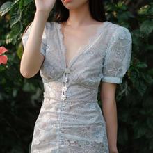 現貨SP同款2021夏新款連衣裙水鉆立體花朵刺繡釘珠重工包臀裙