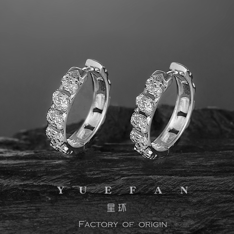 실버에 지르콘 - 화이트 골드