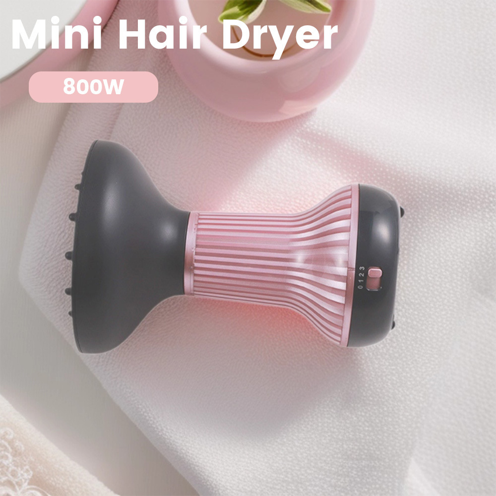 Cross-Border European Standard Hot-Selling Mini Hair Dryer 800W Travel Hair Dryer Compact and Portable Hair Dryer