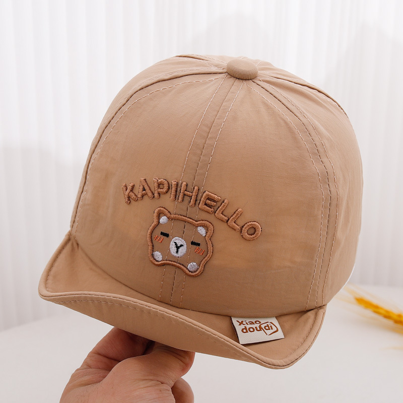 Sombreros infantiles primavera y otoño delgados sombreros de pato para niños sombreros de béisbol para niños sombreros de secado rápido primavera
