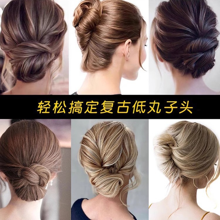 2025 nueva horquilla perla en forma de U para mujer, pinza para el cabello, artefacto fijo para el cabello, horquilla de sentido avanzado, tocado