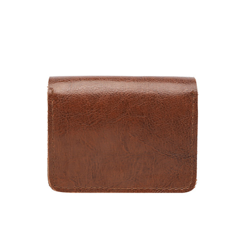 小额批发零钱包多卡位小包韩版简约耳机数据线收纳包油皮跨境热销