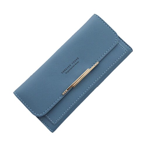 Wallet for women, long length, 2025, Japanese and Korean style, large capacity, multiple card slots, fashionable and simple, versatile, foldable handbag and money clip