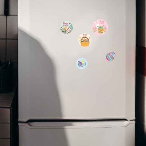 Easter Theme Novelty Stickers Easter Egg Rabbit Self-Adhesive Roll Party Favors DIY Kids Face Makeup Dress Up Tags