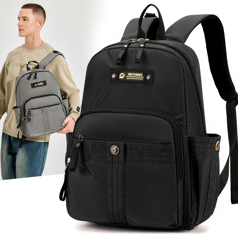 WEPOWER nueva mochila impermeable mochila de estudiantes suave y ligera viajes mochila de gran capacidad image 1
