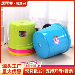 学校専用の幼稚園の小さい腰掛けの円形のプラスチックは赤ちゃんの椅子を厚くして色の家庭の子供の低い腰掛けを卸売りします。