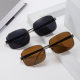Hot sale new metal sunglasses men driving sunglasses vintage box outdoor sunshade glasses factory wholesale