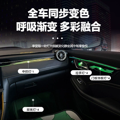 MG6 2020-2025, Panel (Dashboard) işıqlandırması