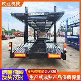 厂家供应中欧小轿车运输车 液压升降轿运运输车 8位中置轴轿运车