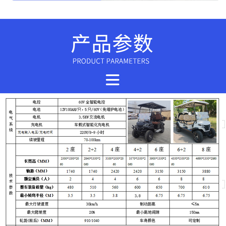 Xinda Road F Model 4 Electric Golf Cart Factory Property Winery Patrol Shuttle Vehicle Scenic Spot Tourist Sightseeing Vehicle