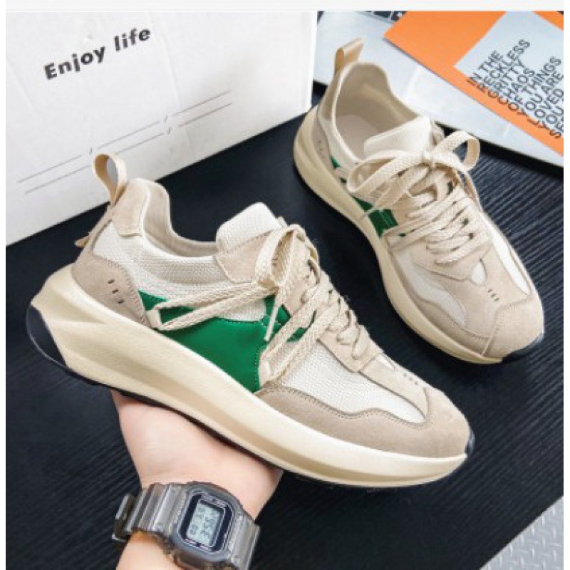 Zapatos de los hombres de Argan viven otoño transpirable popular de moda todos los partidos de los deportes de los zapatos de los hombres ocasionales retro papá zapatos de moda