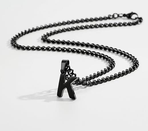 Vintage Style Classic Style Letter Titanium Steel Plating Men's Double Layer Necklaces More Offers in APP