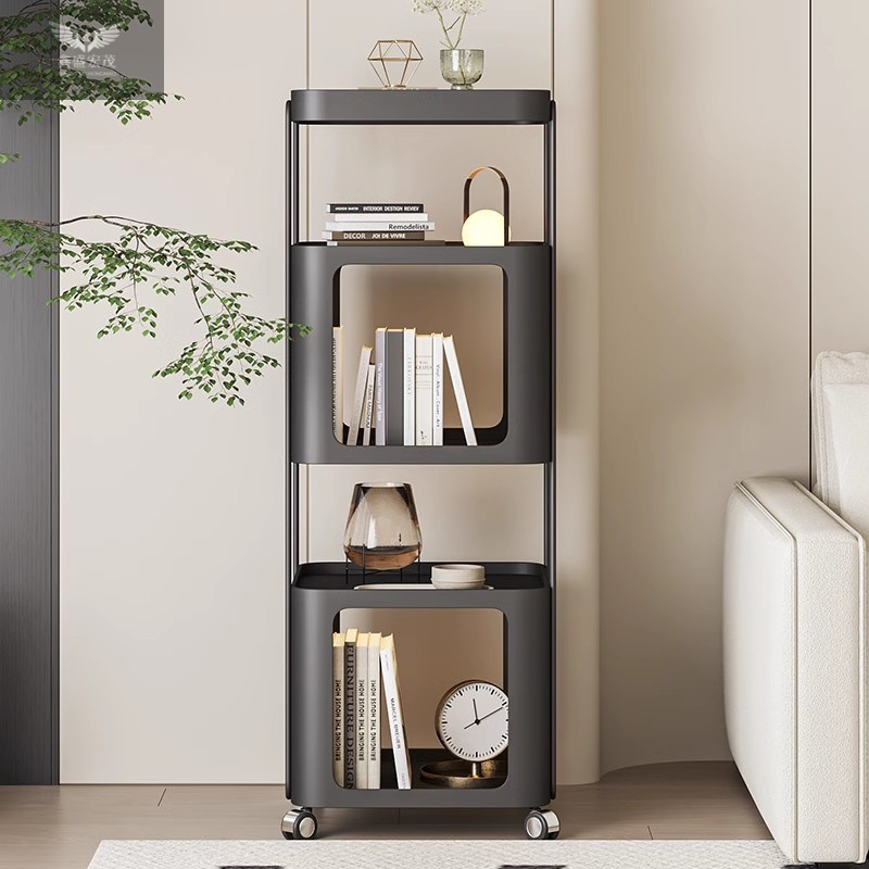 Sofá francés, carrito pequeño, sala de estar, hogar, apartamento pequeño, estante lateral, estantería, estante moderno simple, estilo antiguo