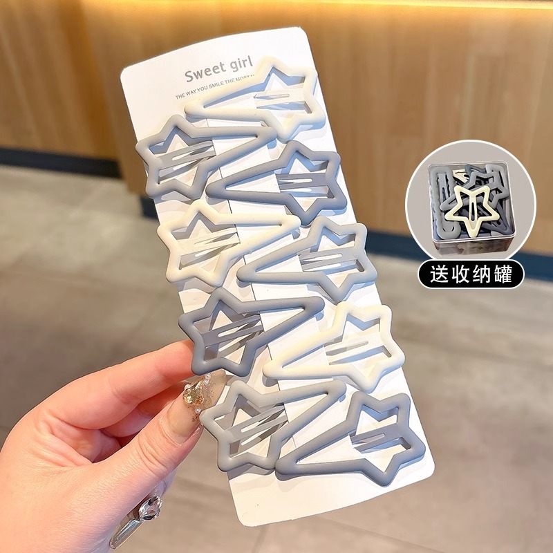 Hermosas estrellas clip para el cabello mujeres 2025, nuevo clip para el cabello frontal, clip para el cabello, clip para el cabello pequeño, toque