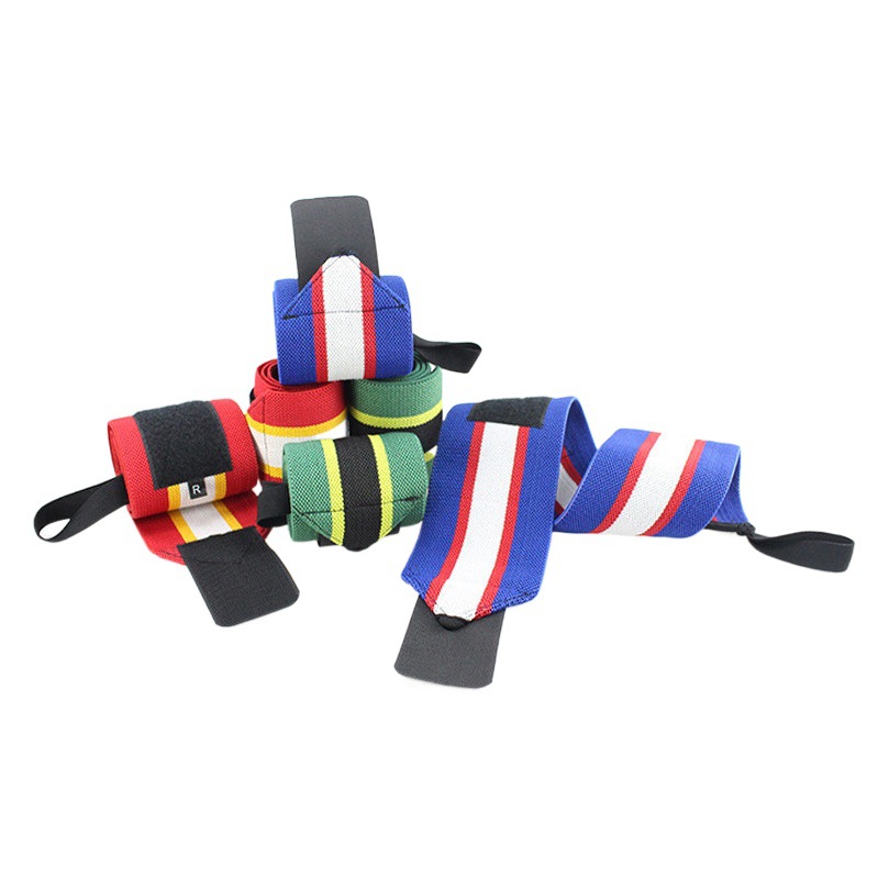 Mkas Sports Wrist Wraps for Push-Ups, Compression Wrist Support for Deadlifts, Fitness Wrist Straps, Weightlifting Assistance Straps, Same Style as Zui Ge
