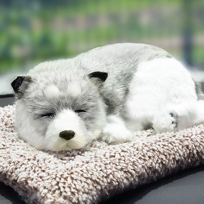 activated carbon artificial dog, car formaldehyde: Aktiv kömürlü qoxu uducular - bamboo-charcoal-dog-large-husky-model-contains-300g-of-nano-mineral-crystals