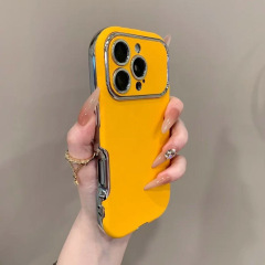 秋冬大窓絨皮適リンゴ16携帯ケースiphone15pro高級感14pro純色13転倒防止