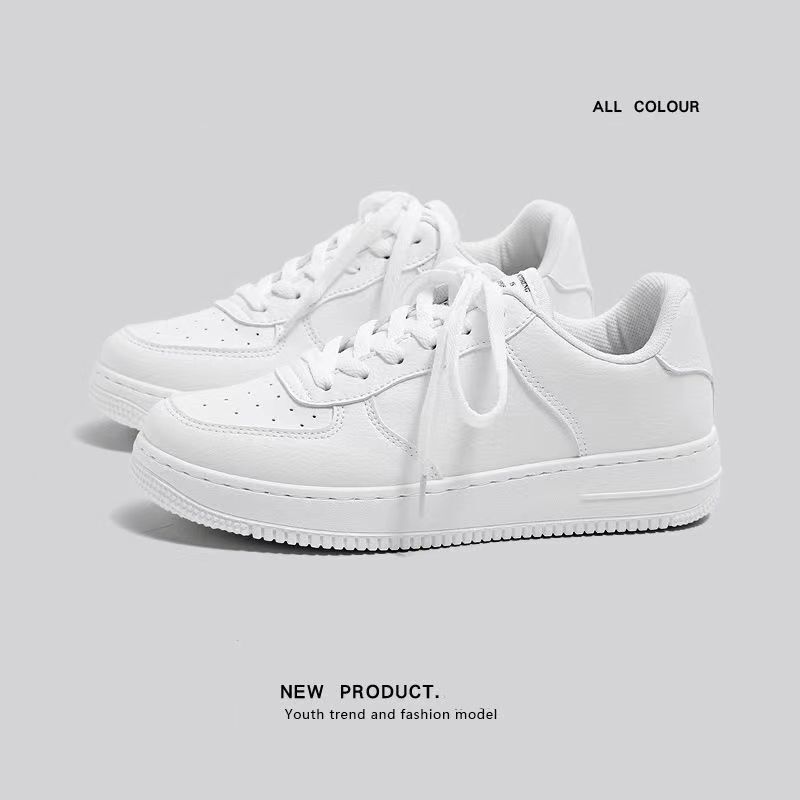 Women's Shoes White Shoes Women's 2024 Spring and Summer Breathable Casual Shoes Thick Sole Heightening Sports Shoes Trbottomy Air Force One Sneakers Women's Shoes White Shoes Women's 2024 Spring and Summer Breathable Casual Shoes Thick Sole Heightening Sports Shoes Trbottomy Air Force One Sneakers