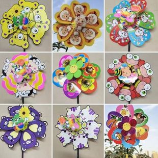 Free Shipping Dynamic Butterfly Stereo Colorfulful Windmill Square Stall Temple Fair Street Stall Hot Selling Kidsren's Traditional Toys and Gifts
