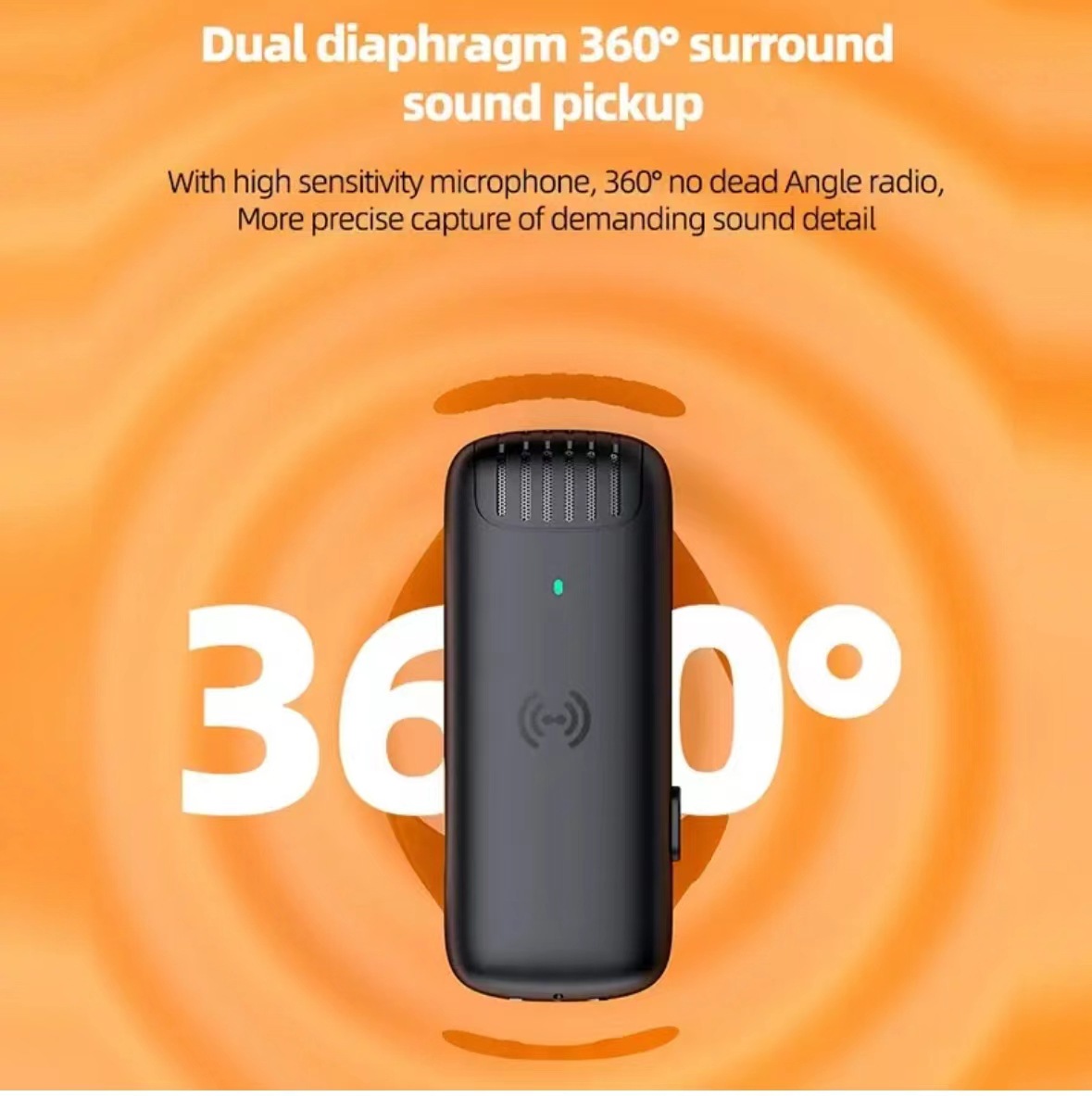 Wireless Clip-on Microphone Image 8