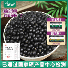 【买2送1】黑豆新大豆恩施含硒黄芯小黑豆打豆浆发芽专用杂粮900g