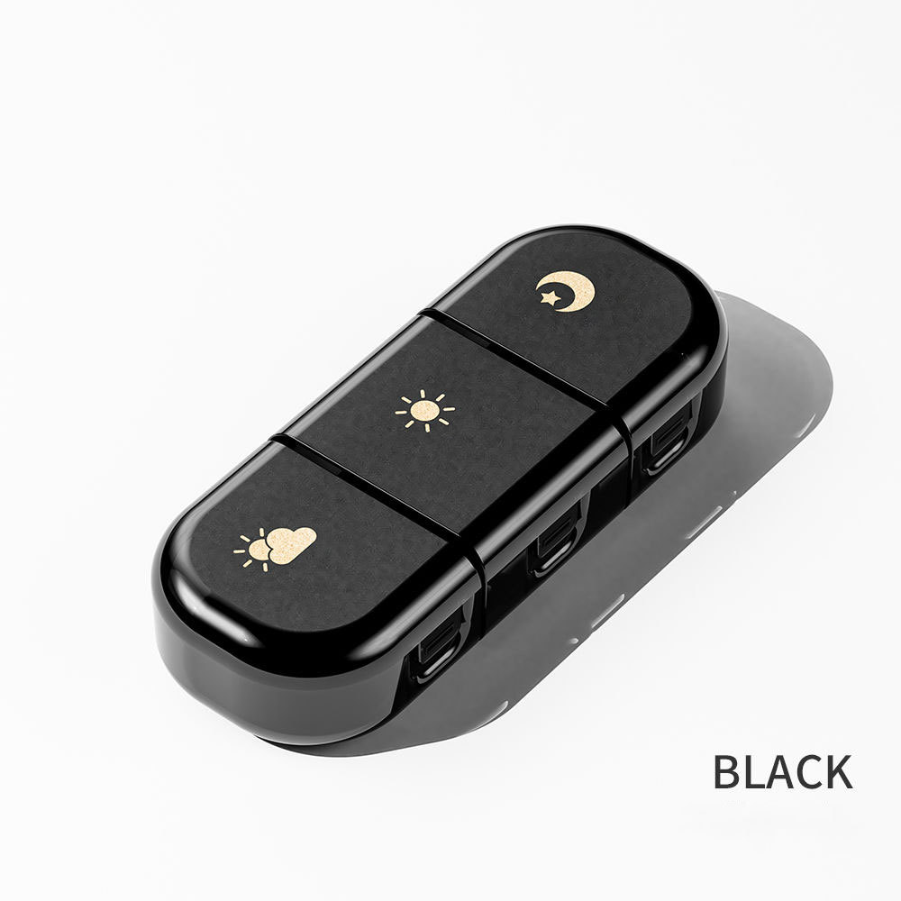 Black, 3 cells