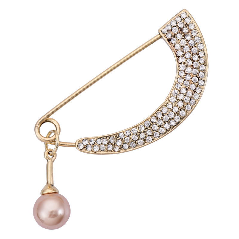 Perlen Brosche Für Damen Dekoratives Accessoire Für Strickjacken_voghion.com
