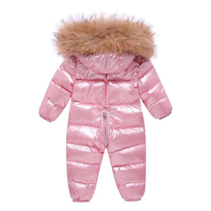 Factory direct baby down jacket men's baby down jumpsuit thickened girls' down jacket