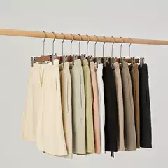 New Trend 450g Premium Solid Color Terry Casual Shorts for Men and Women FOG Style Custom Logo Lounge Sweatpants
