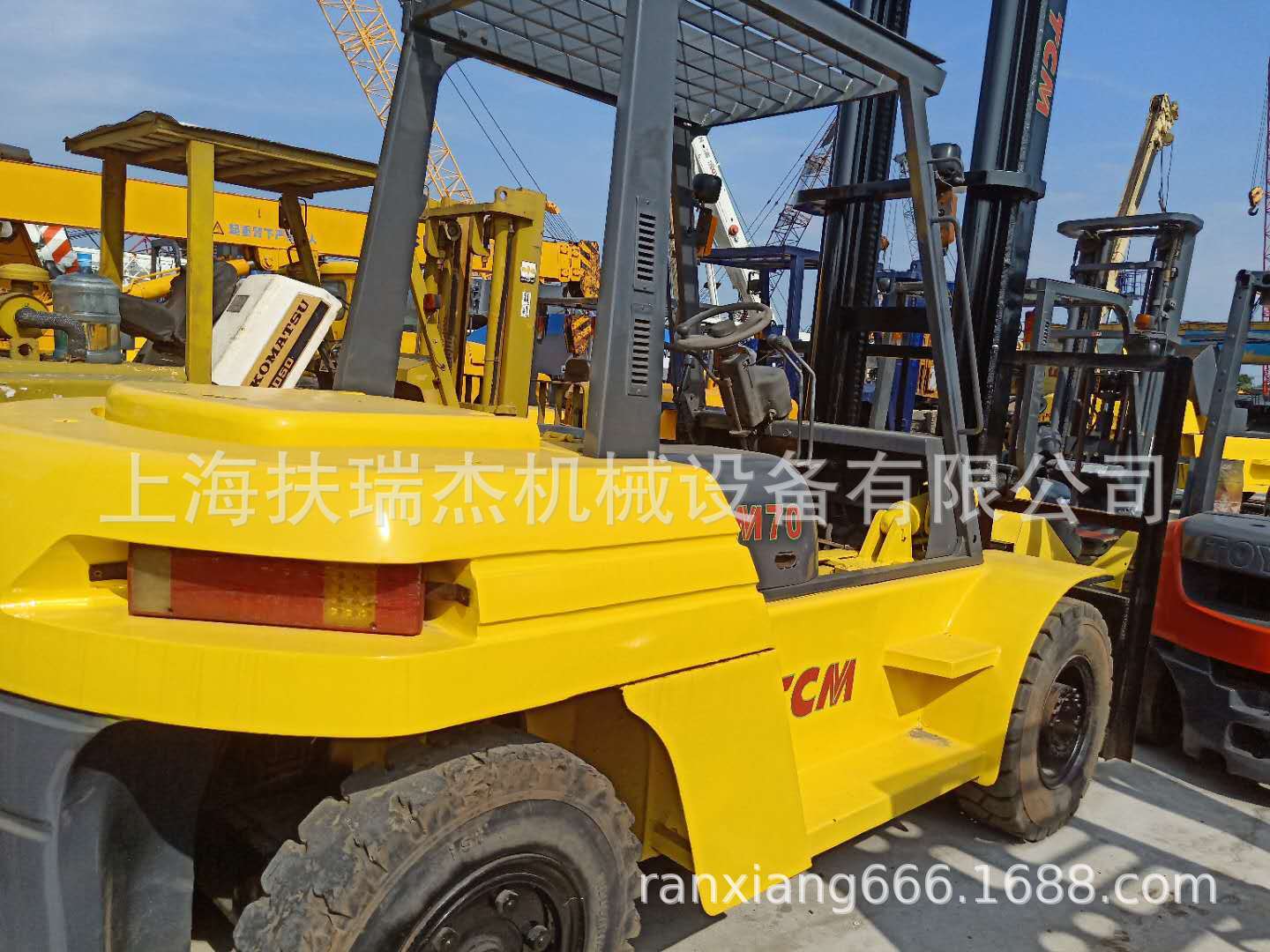 二手7吨叉车TCM7吨叉车自动档柴油叉车二手手动挡叉车