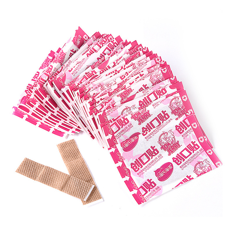 100 Pieces of Band-Aid for Home Standing Wound Care Patch, Skin-Friendly and Breathable Haishi Hainuo Band-Aid Economical
