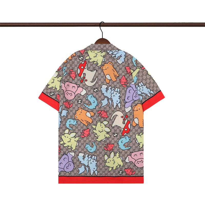 外国貿易卸売り男性シャツ夏潮牌范家古家満身アルファベットプリント半袖tシャツ2点セット|undefined