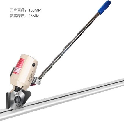 直线裁剪电动圆刀裁剪机服装电剪刀皮革布料纸张裁布机高精度机械